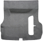 Preview: Trunk Carpet for 1955-57 Chevrolet Bel Air 2/4 Door Sedan and Hardtop - with Spare Tire Cutout