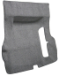 Preview: Trunk Carpet for 1955-57 Chevrolet Bel Air 2/4 Door Sedan and Hardtop - with Spare Tire Cutout