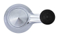 Preview: Vent Window Crank Handle for 1965-66 Chevrolet Impala and Caprice - Convex Black Knob