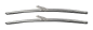 Preview: Windshield Wiper Blades "Trico Style" for 1967-68 Mercury Cougar - Stainless Steel / Pair