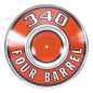 Preview: Luftfilter-Blende für 1967-68 Mopar 340 Four Barrel - rot