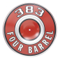 Preview: Luftfilter-Blende für 1967-68 Mopar 383 Four Barrel - rot