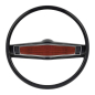 Preview: Steering Wheel Kit for 1969-70 Chevrolet Impala / Full Size Models - Black / Cherrywood