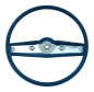 Preview: Steering Wheel for 1969-70 Chevrolet Impala / Full Size Models - Dark Blue