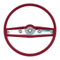 Preview: Steering Wheel for 1969-70 Chevrolet Impala / Full Size Models - Red