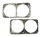 Preview: Headlight Bezels for 1971 Oldsmobile F-85, Cutlass and 442 - Pair