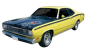 Preview: Stripe and Decal Set for 1971-72 Plymouth Duster - Side Stripes with Clouds