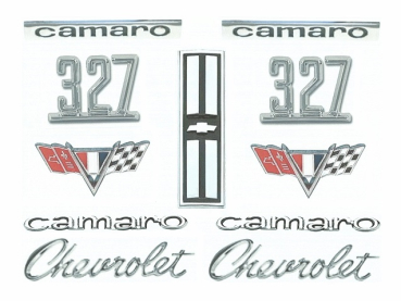 Emblem-Kit für 1967 Camaro 327 Standard Modelle