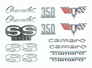 Emblem-Kit für 1967 Camaro SS 350