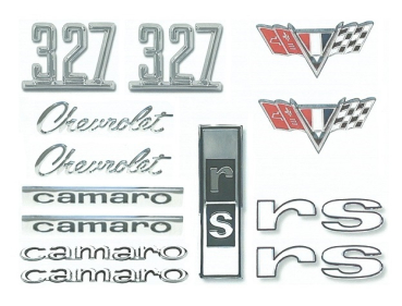 Emblem Kit for 1967 Camaro 327 Rally Sport