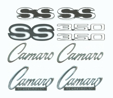 Emblem Kit for 1968 Camaro SS 350 RS