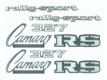 Emblem Kit for 1969 Camaro 327 Rally Sport