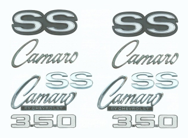 Emblem-Kit für 1969 Camaro SS 350 RS