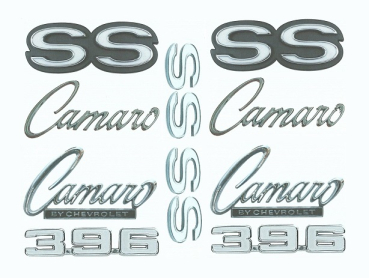 Emblem Kit for 1969 Camaro SS 396 RS
