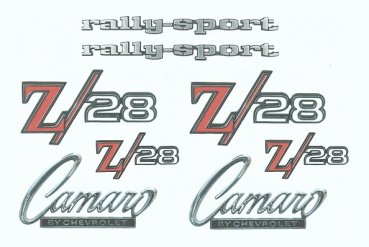 Emblem-Kit für 1969 Camaro Z28 RS