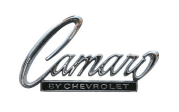 Heck-Emblem für 1968-69 Chevrolet Camaro - Schriftzug Camaro by Chevrolet