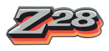 Heck-Emblem für 1978 Chevrolet Camaro Z/28 - Rot