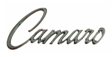 Kotflügel-Embleme für 1968-69 Chevrolet Camaro - Schriftzug Camaro / Paar