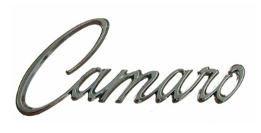 Fender Emblems for 1968-69 Chevrolet Camaro - Lettering Camaro / Pair