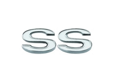 Fender Emblems for 1969-72 Chevrolet Camaro SS 350 and SS 396 - 2 Pairs
