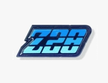 Fuel Door Emblem for 1980-81 Chevrolet Camaro Z/28 - Blue