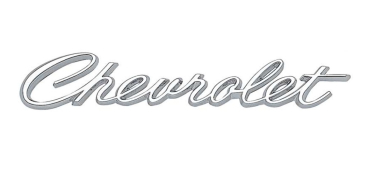 Rear Emblem for 1966 and 1968 Chevrolet - Script Chevrolet