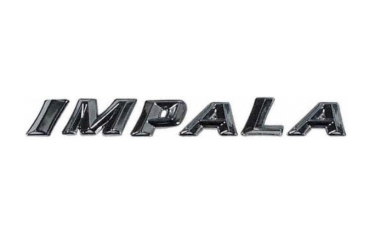 Quarter Panel Emblems for 1959 Chevrolet Impala - Letters IMPALA