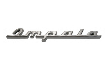Quarter Panel Emblems for 1960 Chevrolet Impala - Impala Script
