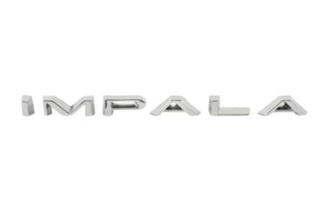 Quarter Panel Emblems for 1963 Chevrolet Impala - Letters IMPALA
