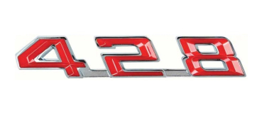 Hauben-Embleme für 1967-69 Pontiac Firebird 428 - Paar