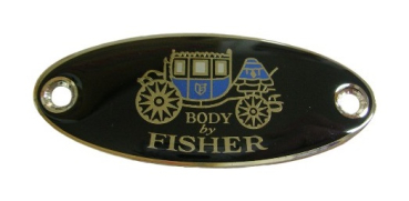 Fisher Body Plate for 1934-40 Oldsmobile