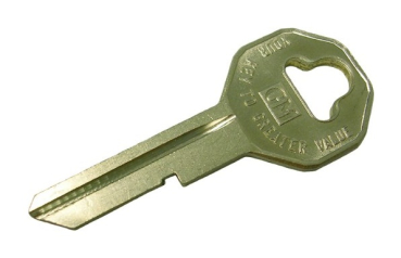 Door and Ignition Key Blank for 1937-66 Oldsmobile