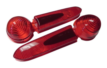 Tail Light Lenses for 1942-48 Buick Super and Roadmaster - Pair