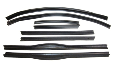 Convertible Top Weatherstrip Kit for 1942-48 Oldsmobile Convertible - 8-Piece