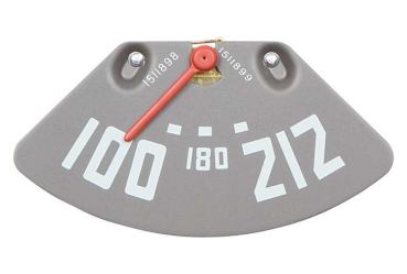 Temperature Gauge for 1947-49 Chevrolet Pickup - Red Needle/6 Cylinder/212 Degree