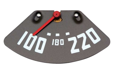 Temperature Gauge for 1947-49 Chevrolet Pickup - Red Needle/8 Cylinder/220 Degree
