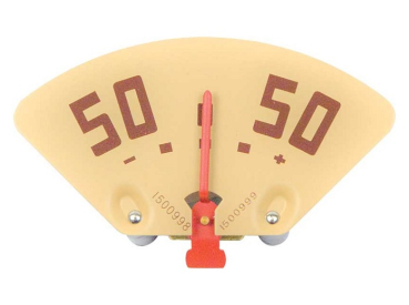 Battery Gauge for 1947-51 GMC Pickup - Red Needle