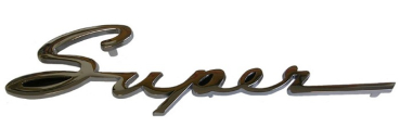 Fender Emblems for 1948-50 Buick Super - Scripts "Super"