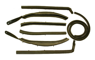 Convertible Top Weatherstrip Kit for 1949-50 Oldsmobile 76 and 88 Convertible - 7-Piece