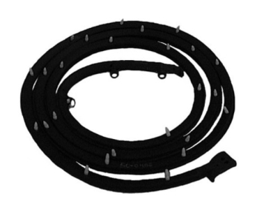 Door Weatherstrip for 1949-50 Oldsmobile 76 and 88 Convertibles - Pair