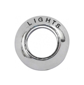 LIGHTS Switch Bezel for 1949-51 Ford Cars - Chrome