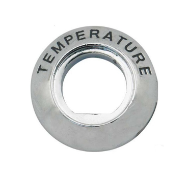 TEMPERATURE Switch Bezel for 1949 Ford Cars - Chrome