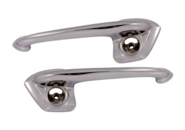 Outer Door Handles for 1950-51 Ford Cars without Buttons - Left and Right Hand Side / Front Doors