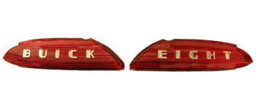 Trunk Ornament Inserts for 1950-52 Buick - BUICK EIGHT