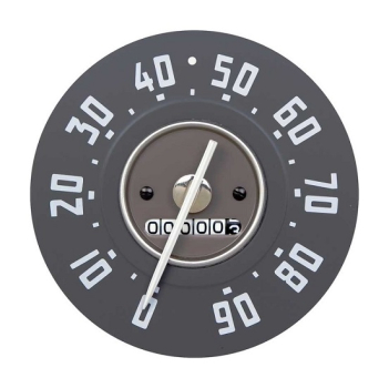 Speedometer for 1950-53 Chevrolet/1952-53 GMC Pickup - White Needle/90 MPH