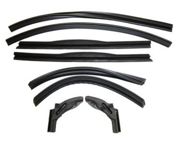 Convertible Top Weatherstrip Kit for 1950-53 Buick Roadmaster Convertible - 8-Piece