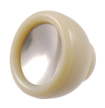 Air Vent Knob for 1950 Ford Cars - ivory/stainless steel