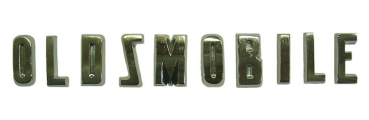 Grill-Buchstaben-Set für 1953 Oldsmobile 88, Super 88, 98 und Fiesta - OLDSMOBILE