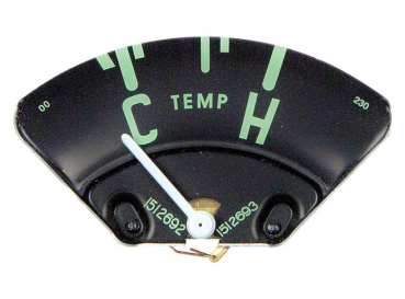 Temperature Gauge for 1954 and 1955 (1st Series) Chevrolet Pickup - White Needle/6 Cylinder