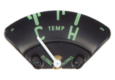 Temperature Gauge for 1954 and 1955 (1st Series) Chevrolet Pickup - White Needle/8 Cylinder